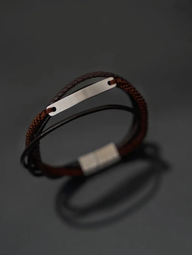 Bracelet Homme quatre Rangs